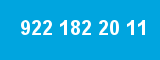 922 182 20 11